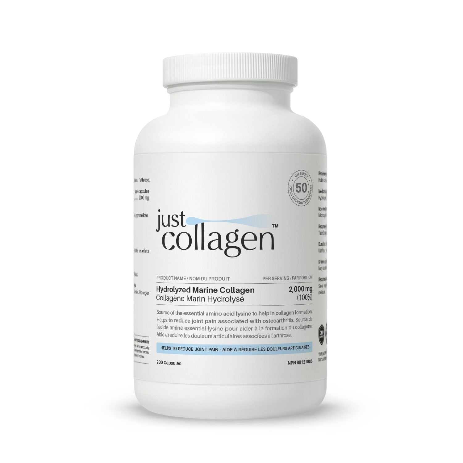 Just Collagen Marine Capsules - 200 Ct – Just Collagen.